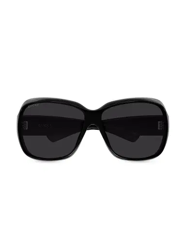 Gucci Women's Lettering 70MM Rectangular Sunglasses | Thumbnail 2 Gucci Women's Lettering 70MM Rectangular Sunglasses | Thumbnail 2