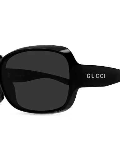Gucci Women's Lettering 70MM Rectangular Sunglasses | Thumbnail 3 Gucci Women's Lettering 70MM Rectangular Sunglasses | Thumbnail 3