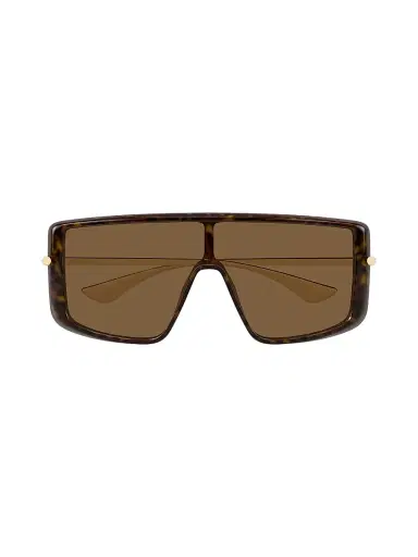 McQueen Women's T-Bar Visor 99MM Rectangular Sunglasses - Havana Brown | Thumbnail 2 McQueen Women's T-Bar Visor 99MM Rectangular Sunglasses - Havana Brown | Thumbnail 2
