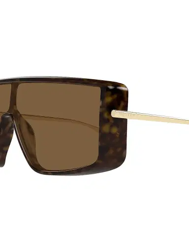 McQueen Women's T-Bar Visor 99MM Rectangular Sunglasses - Havana Brown | Thumbnail 3 McQueen Women's T-Bar Visor 99MM Rectangular Sunglasses - Havana Brown | Thumbnail 3