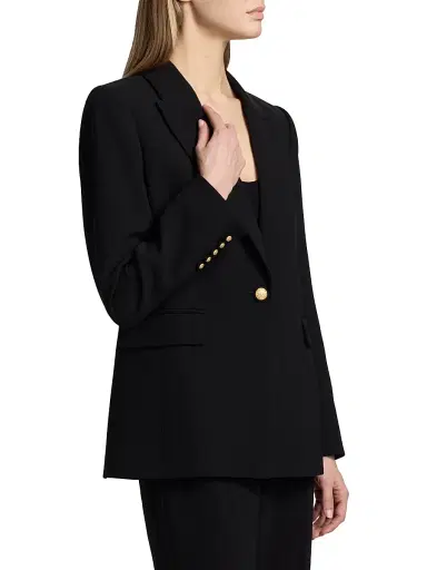 Kobi Halperin Women's Rue Crepe Single-Breasted Blazer - Black - Size XXL | Thumbnail 4 Kobi Halperin Women's Rue Crepe Single-Breasted Blazer - Black - Size XXL | Thumbnail 4