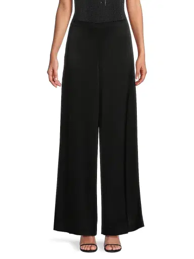Ungaro Women's Kai Satin Wide-Leg Pants | Thumbnail 3 Ungaro Women's Kai Satin Wide-Leg Pants | Thumbnail 3
