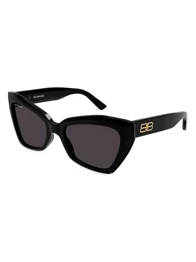 Balenciaga Women's Rive Gauche 56MM Butterfly Sunglasses - Black | Thumbnail 2 Balenciaga Women's Rive Gauche 56MM Butterfly Sunglasses - Black | Thumbnail 2