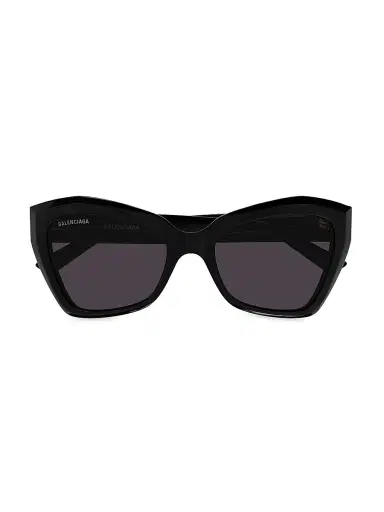 Balenciaga Women's Rive Gauche 56MM Butterfly Sunglasses - Black | Thumbnail 1 Balenciaga Women's Rive Gauche 56MM Butterfly Sunglasses - Black | Thumbnail 1