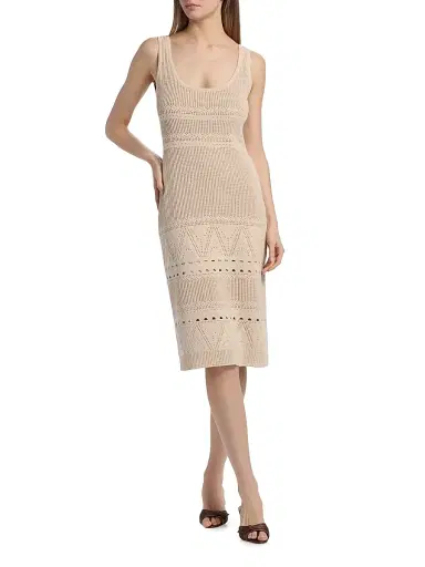 Kobi Halperin Women's Emerson Knit Midi-Dress - Antique | Thumbnail 2 Kobi Halperin Women's Emerson Knit Midi-Dress - Antique | Thumbnail 2