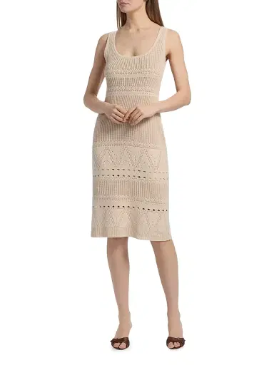 Kobi Halperin Women's Emerson Knit Midi-Dress - Antique | Thumbnail 3 Kobi Halperin Women's Emerson Knit Midi-Dress - Antique | Thumbnail 3