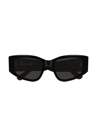 Balenciaga Women's Nano 56MM Geometric Sunglasses - Black | Thumbnail 2 Balenciaga Women's Nano 56MM Geometric Sunglasses - Black | Thumbnail 2