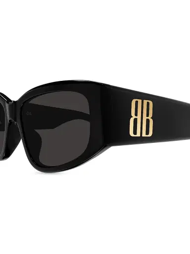Balenciaga Women's Nano 56MM Geometric Sunglasses - Black | Thumbnail 3 Balenciaga Women's Nano 56MM Geometric Sunglasses - Black | Thumbnail 3
