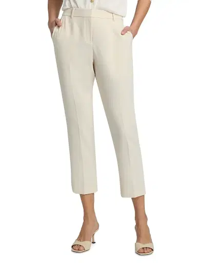 Kobi Halperin Women's Gloria Crepe Straight-Leg Pants - Ecru | Thumbnail 3 Kobi Halperin Women's Gloria Crepe Straight-Leg Pants - Ecru | Thumbnail 3
