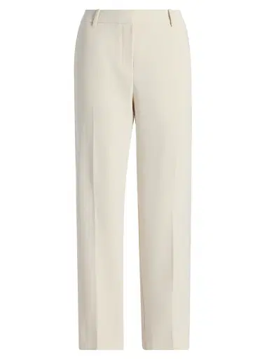 Kobi Halperin Women's Gloria Crepe Straight-Leg Pants - Ecru | Thumbnail 1 Kobi Halperin Women's Gloria Crepe Straight-Leg Pants - Ecru | Thumbnail 1