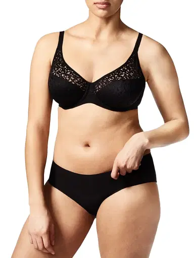 Chantelle Women's Norah Full Coverage Molded Stretch Lace Bra - Black | Thumbnail 3 Chantelle Women's Norah Full Coverage Molded Stretch Lace Bra - Black | Thumbnail 3