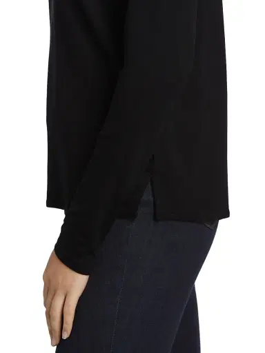 MAJESTIC FILATURES Women's Soft Touch Long Sleeve Tee - Noir - Size Large | Thumbnail 6 MAJESTIC FILATURES Women's Soft Touch Long Sleeve Tee - Noir - Size Large | Thumbnail 6