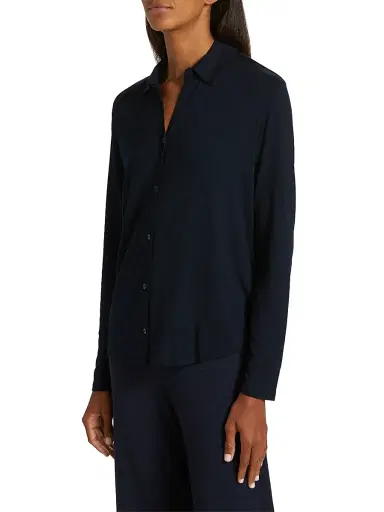 MAJESTIC FILATURES Women's Soft Touch Button-Up Shirt - Marine - Size Medium | Thumbnail 4 MAJESTIC FILATURES Women's Soft Touch Button-Up Shirt - Marine - Size Medium | Thumbnail 4