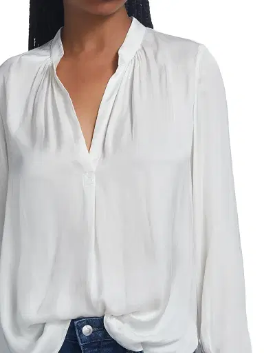 Zadig & Voltaire Women's Tink Draped Satin Blouse - Ecru - Size Small | Thumbnail 6 Zadig & Voltaire Women's Tink Draped Satin Blouse - Ecru - Size Small | Thumbnail 6