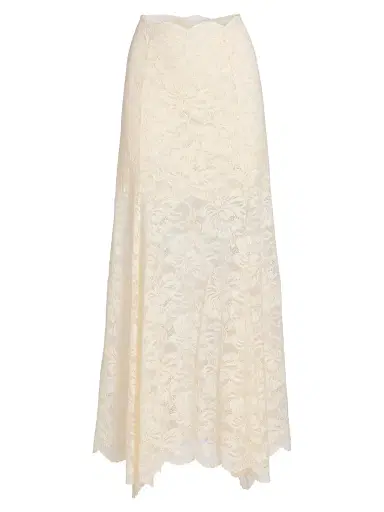Rabanne Women's Lace Maxi Skirt - Ivory - Size 12 | Thumbnail 1 Rabanne Women's Lace Maxi Skirt - Ivory - Size 12 | Thumbnail 1