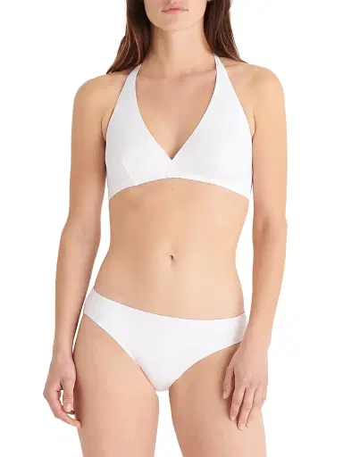 ERES Women's Gang Halter Bikini Top - White | Thumbnail 3 ERES Women's Gang Halter Bikini Top - White | Thumbnail 3