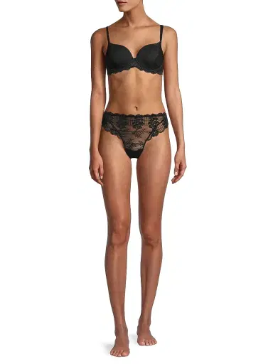 Simone Pérèle Women's Reve 3D Plunge Bra - Black | Thumbnail 2 Simone Pérèle Women's Reve 3D Plunge Bra - Black | Thumbnail 2
