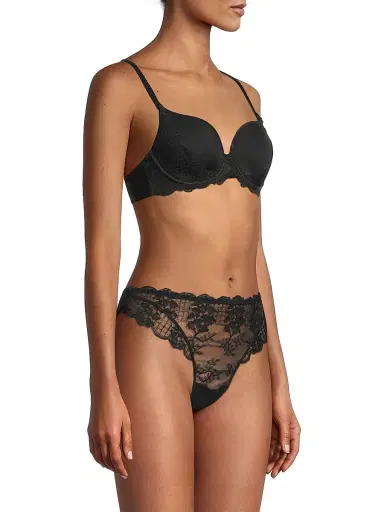 Simone Pérèle Women's Reve 3D Plunge Bra - Black | Thumbnail 4 Simone Pérèle Women's Reve 3D Plunge Bra - Black | Thumbnail 4