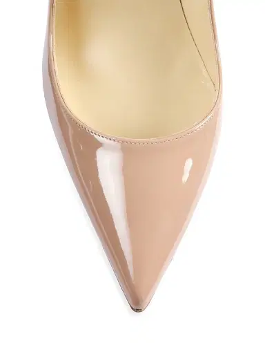 Christian Louboutin Women's So Kate 120MM Patent Leather Pumps - Beige - Size 13 | Thumbnail 3 Christian Louboutin Women's So Kate 120MM Patent Leather Pumps - Beige - Size 13 | Thumbnail 3