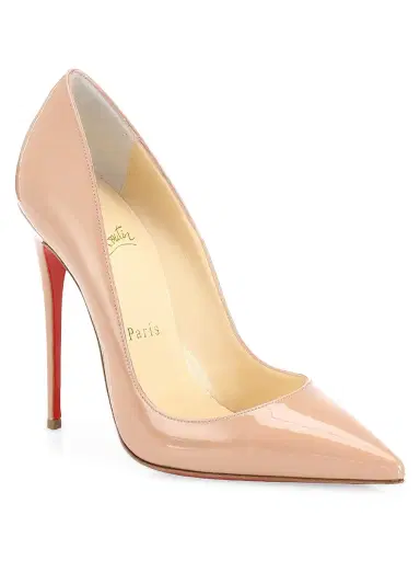 Christian Louboutin Women's So Kate 120MM Patent Leather Pumps - Beige - Size 13 | Thumbnail 1 Christian Louboutin Women's So Kate 120MM Patent Leather Pumps - Beige - Size 13 | Thumbnail 1