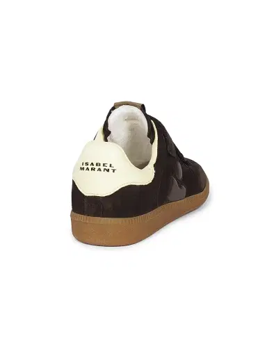 Isabel Marant Women's Beth Colorblocked Suede Low-Top Sneakers - Chocolate Light Yellow | Thumbnail 3 Isabel Marant Women's Beth Colorblocked Suede Low-Top Sneakers - Chocolate Light Yellow | Thumbnail 3