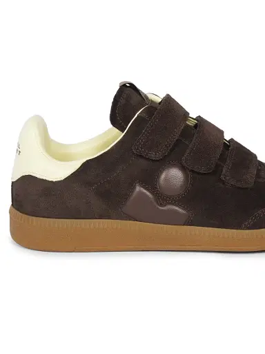 Isabel Marant Women's Beth Colorblocked Suede Low-Top Sneakers - Chocolate Light Yellow | Thumbnail 5 Isabel Marant Women's Beth Colorblocked Suede Low-Top Sneakers - Chocolate Light Yellow | Thumbnail 5