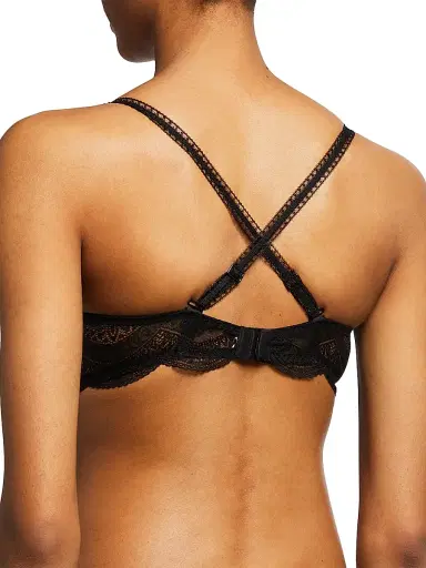 Simone Pérèle Women's Karma Demi Cup Underwire Bra - Black | Thumbnail 4 Simone Pérèle Women's Karma Demi Cup Underwire Bra - Black | Thumbnail 4