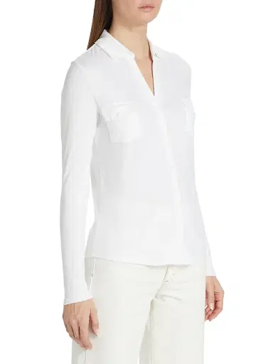 MAJESTIC FILATURES Women's Soft Touch Long-Sleeve Pocket Shirt | Thumbnail 4 MAJESTIC FILATURES Women's Soft Touch Long-Sleeve Pocket Shirt | Thumbnail 4