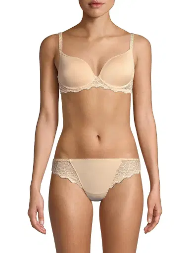 Simone Pérèle Women's Caresse 3D Plunge T-Shirt Bra - Peau Rose | Thumbnail 3 Simone Pérèle Women's Caresse 3D Plunge T-Shirt Bra - Peau Rose | Thumbnail 3