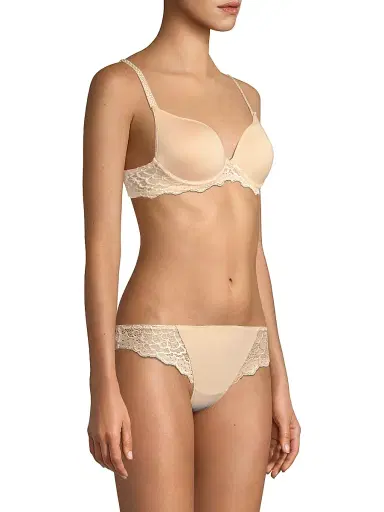 Simone Pérèle Women's Caresse 3D Plunge T-Shirt Bra - Peau Rose | Thumbnail 4 Simone Pérèle Women's Caresse 3D Plunge T-Shirt Bra - Peau Rose | Thumbnail 4