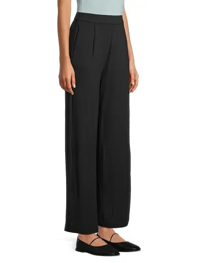 Majestic Filatures Women's Soft Touch Straight-Leg Pants - Noir | Thumbnail 4 Majestic Filatures Women's Soft Touch Straight-Leg Pants - Noir | Thumbnail 4