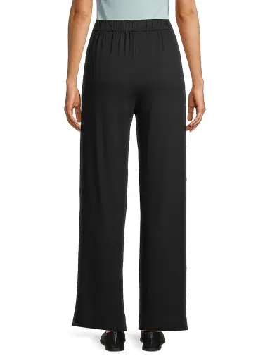 Majestic Filatures Women's Soft Touch Straight-Leg Pants - Noir | Thumbnail 5 Majestic Filatures Women's Soft Touch Straight-Leg Pants - Noir | Thumbnail 5