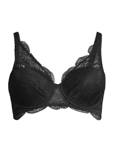 Simone Pérèle Women's Karma Molded Lace Bra - Black | Thumbnail 1 Simone Pérèle Women's Karma Molded Lace Bra - Black | Thumbnail 1