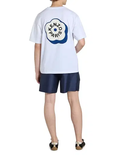 KENZO Men's Boke Flower 2.0 Embroidered Oversized T-Shirt | Thumbnail 2 KENZO Men's Boke Flower 2.0 Embroidered Oversized T-Shirt | Thumbnail 2