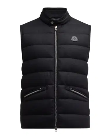 Moncler Men's Gallienne Cashmere-Blend Down Vest | Thumbnail 1 Moncler Men's Gallienne Cashmere-Blend Down Vest | Thumbnail 1