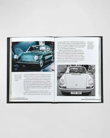 Graphic Image "The Story of Porsche" Leather Bound Book by Luke Smith | Thumbnail 2 Graphic Image "The Story of Porsche" Leather Bound Book by Luke Smith | Thumbnail 2