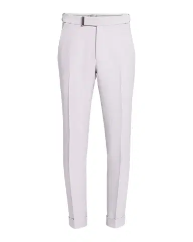Tom Ford Men's Atticus Double Weft Fine Twill Trousers | Thumbnail 1 Tom Ford Men's Atticus Double Weft Fine Twill Trousers | Thumbnail 1