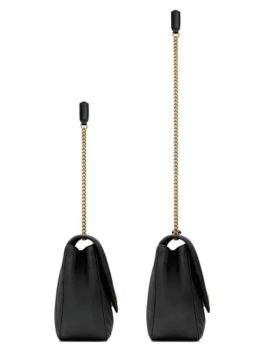 Saint Laurent Women's Loulou Shoulder Bag in Lambskin Leather - Noir | Thumbnail 4 Saint Laurent Women's Loulou Shoulder Bag in Lambskin Leather - Noir | Thumbnail 4