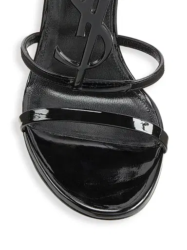 Saint Laurent Women's Cassandra Leather Sandals | Thumbnail 4 Saint Laurent Women's Cassandra Leather Sandals | Thumbnail 4