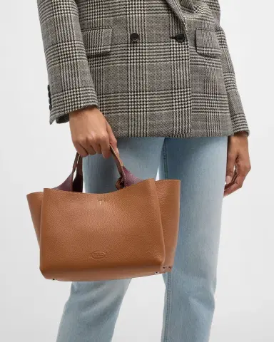 Tod 's Mini Leather Tote Bag | Thumbnail 4 Tod 's Mini Leather Tote Bag | Thumbnail 4