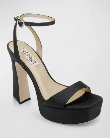Badgley Mischka Caia Crystal Heart Platform Sandals | Thumbnail 2 Badgley Mischka Caia Crystal Heart Platform Sandals | Thumbnail 2