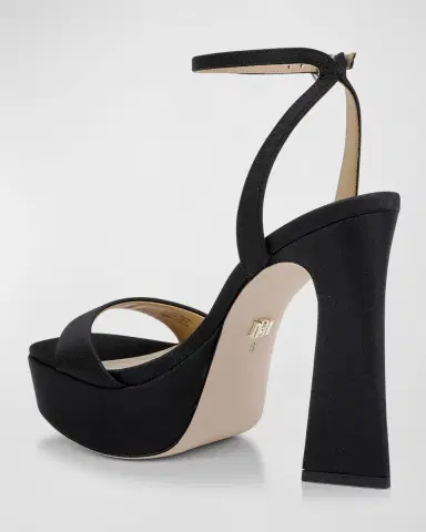 Badgley Mischka Caia Crystal Heart Platform Sandals | Thumbnail 3 Badgley Mischka Caia Crystal Heart Platform Sandals | Thumbnail 3