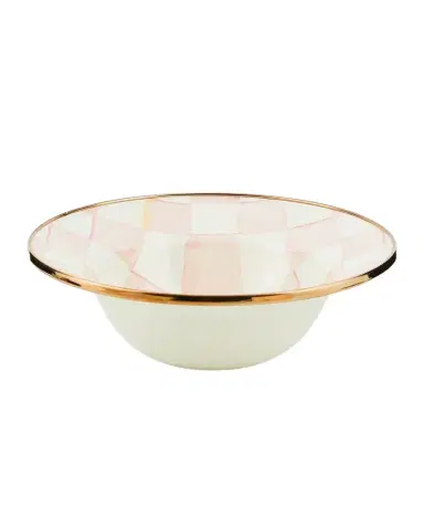 MacKenzie-Childs Rosy Check Enamel Breakfast Bowl | Thumbnail 1 MacKenzie-Childs Rosy Check Enamel Breakfast Bowl | Thumbnail 1