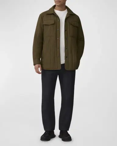 Canada Goose Men's Quilted Black Label Overshirt | Thumbnail 2 Canada Goose Men's Quilted Black Label Overshirt | Thumbnail 2