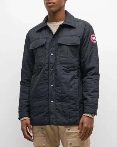 Canada Goose Men 's Carlyle Quilted Overshirt | Thumbnail 4 Canada Goose Men 's Carlyle Quilted Overshirt | Thumbnail 4
