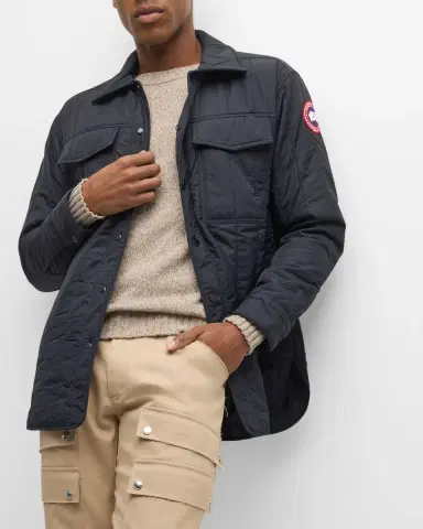 Canada Goose Men 's Carlyle Quilted Overshirt | Thumbnail 6 Canada Goose Men 's Carlyle Quilted Overshirt | Thumbnail 6