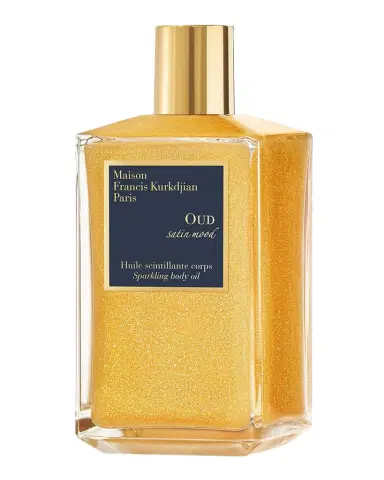 Maison Francis Kurkdjian OUD Satin Mood Scented Sparkling Body Oil, 6.7 oz. | Thumbnail 1 Maison Francis Kurkdjian OUD Satin Mood Scented Sparkling Body Oil, 6.7 oz. | Thumbnail 1