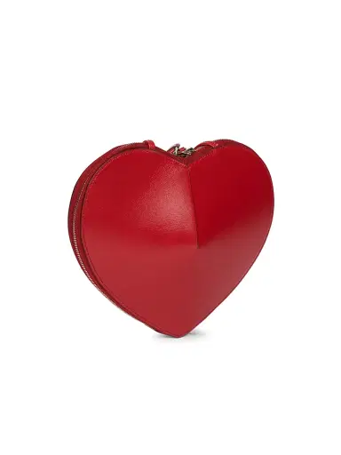 ALAIA Women's Le Coeur Leather Convertible Shoulder Bag - Red | Thumbnail 3 ALAIA Women's Le Coeur Leather Convertible Shoulder Bag - Red | Thumbnail 3
