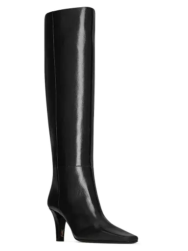 Saint Laurent Women's Jill Boots in Smooth Leather - Black - Size 10.5 | Thumbnail 2 Saint Laurent Women's Jill Boots in Smooth Leather - Black - Size 10.5 | Thumbnail 2