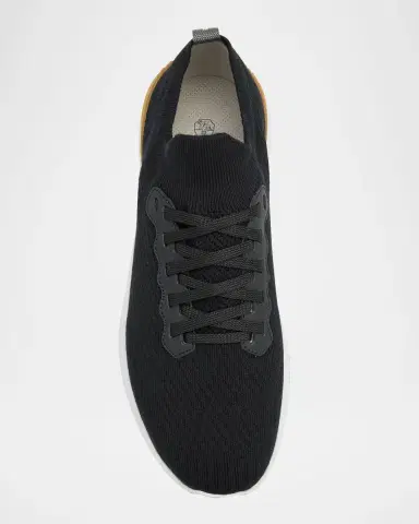Brunello Cucinelli Men's Knit Runner Sneakers | Thumbnail 6 Brunello Cucinelli Men's Knit Runner Sneakers | Thumbnail 6